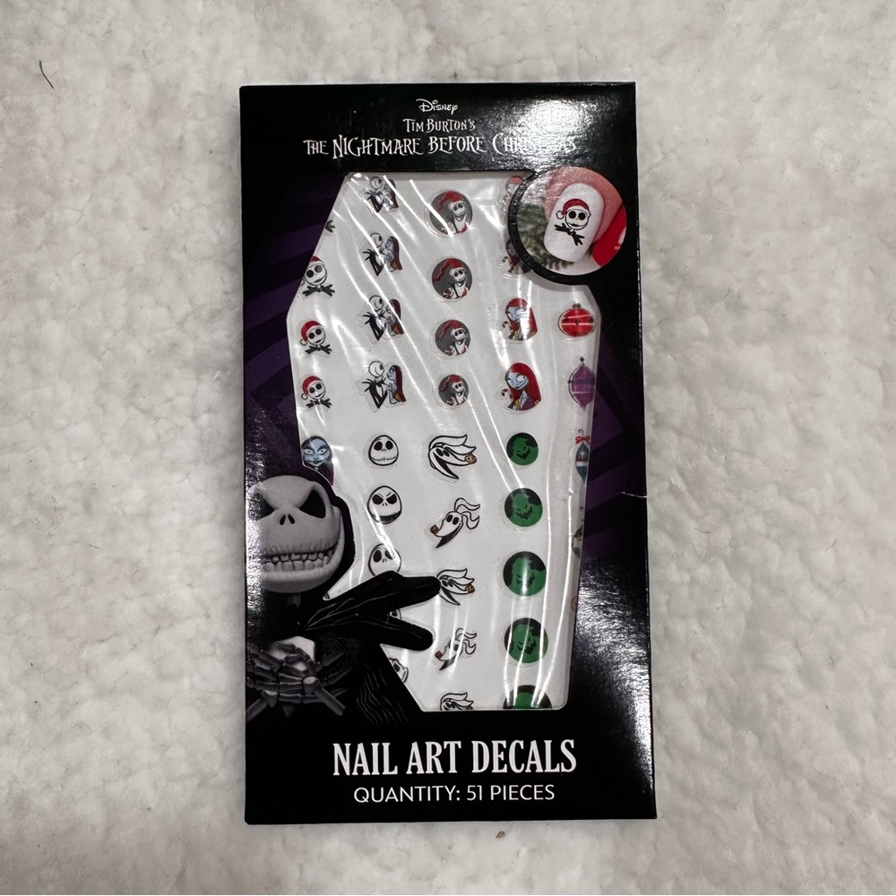 Disney Nightmare Before Christmas Nail Art Decals - 51 Piece Set
